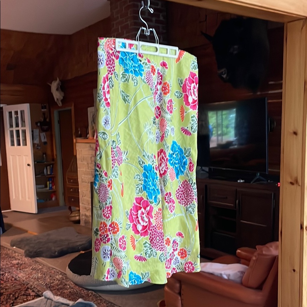 linen bundle - 16 vibrant skirt & complementary 3/4 sleeve length blouse 1X